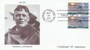 1710 13c CHARLES LINDBERGH - 1st Lindbergh 50 Anniversary