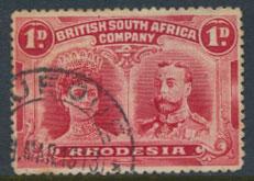 British South Africa Company / Rhodesia  SG 124 Used perf 14 see scans & details