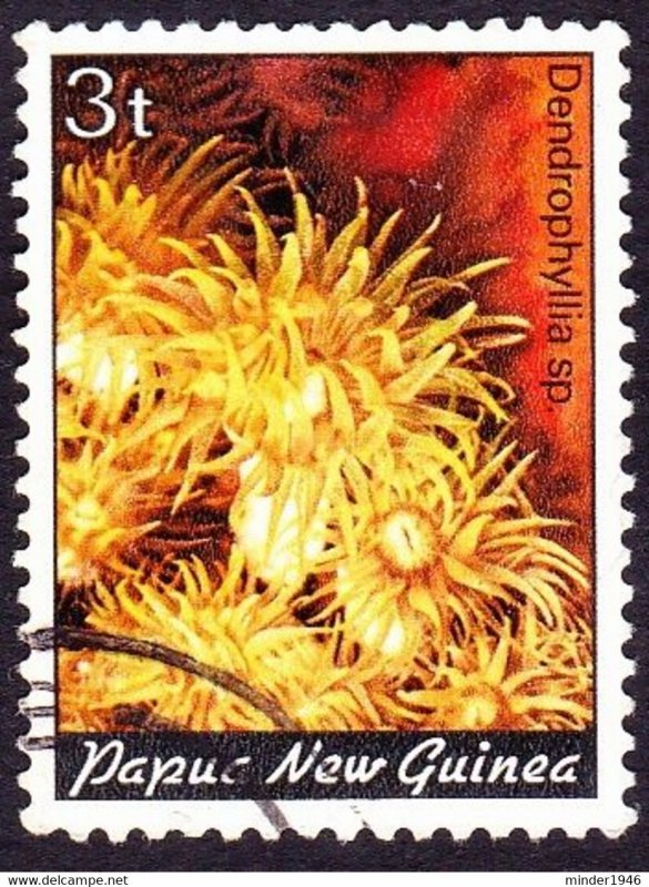 PAPUA NEW GUINEA 1982 3t Multicoloured Marine Life, Dendrophyllia SG439 FU