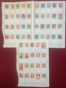 Denmark Collection of older Used stamps See Scan