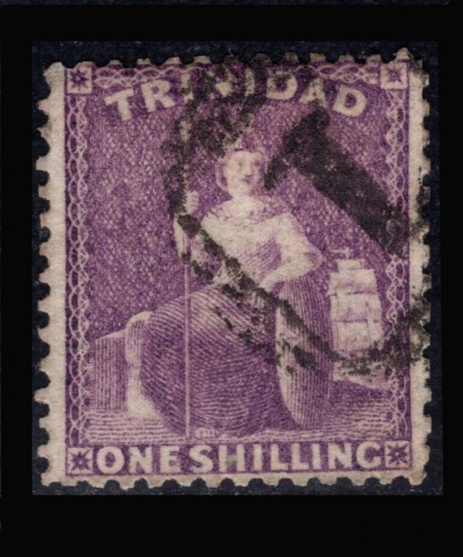 MOMEN: TRINIDAD SG # 67 1863 P13 USED £375 LOT #68736*