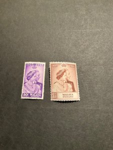 Stamps Malaya-Penang  Scott #1-2 never hinged