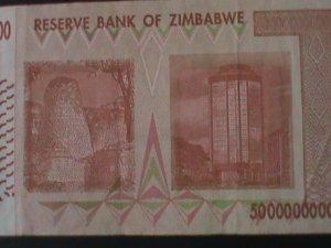 ​ZIMBABWE-2008-RESERVE BANK OF ZIMBABWE-50 BILLION DOLLARS-LT. CIRCULATED-VF