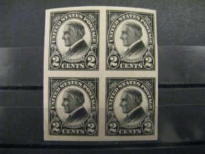 United States 611 Block of Four Mint Hinged/NH p2502.9209
