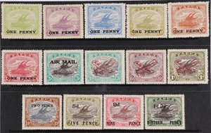 PAPUA 1917-31 overprints Lakatoi surcharges & airmails. SG ex 106-26 cat £73.