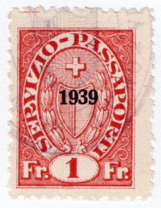 (I.B) Switzerland Revenue : Passport Service 1Fr