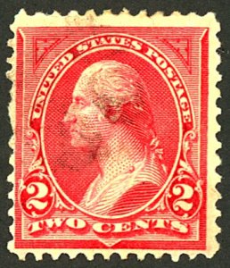 U.S. #250 USED CREASE