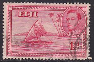 Fiji 119 Hinged Used 1938 Outrigger Canoe, Empty Canoe Issue