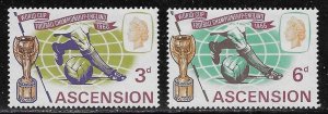 Ascension Scott #'s 100 - 101 MNH