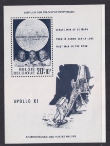 Belgium B846 Moon Landing Souvenir Sheet MNH VF