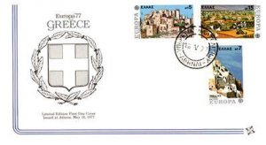 Greece, Worldwide First Day Cover, Europa