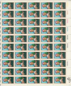 1978 U.S 13¢ Harriet Tubman Civil Rights complete sheet MNH Sc# 1744