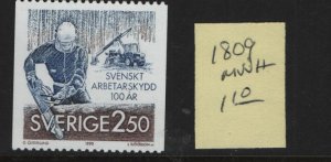 SWEDEN,1809  MNH  LOGGING