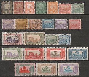 Tunisia 1906-26 Sc 29/57 set MH*/used 24 values