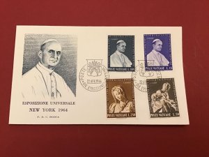 Vatican 1964 New York Universal Exposition First Day Cover Postal Cover R42329