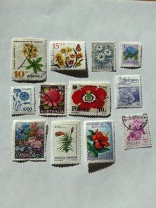 Small Collection of 25 “WW Flowers” – Used & CTO