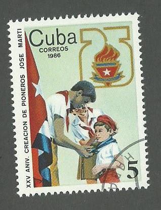 1986 Cuba Scott Catalog Number 2848 Used