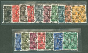 Germany #593A-599 Mint (NH) Single (Complete Set)
