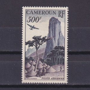 CAMEROON 1953, Sc #C30, CV $26, Rhumsiki peak, MH