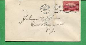 Canada Cover 1909 Dayton OH to New Brunswick #372 - S84