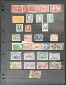 US Stamps Sweepings and Remainder Collection Lot of 10 Albums