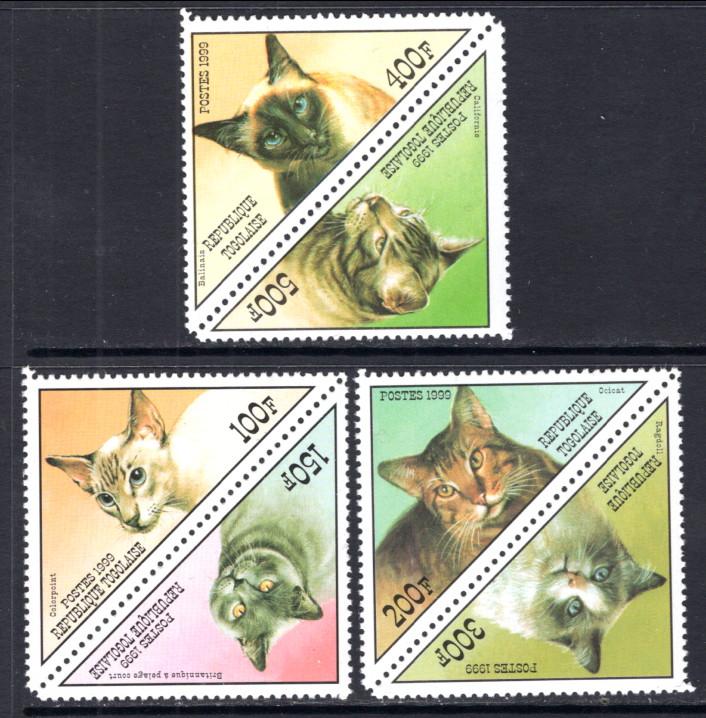 Togo 1883-1885 Cats MNH VF