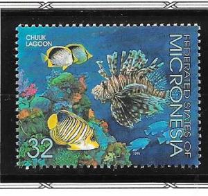 Micronesia #209b  32c Chuuk Lagoon (MNH) CV$0.65