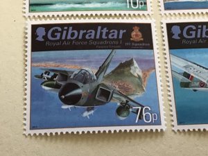 Gibraltar 2012 Royal Air force Squadrons mint never hinged  stamps  set A14041