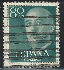 Spain #824 80c Gen Francisco Franco