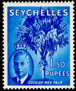 SEYCHELLES SG169, 1r.50 blue, NH MINT. Cat £13.