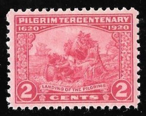 549 2 cents Pilgrim Issue Stamp Mint OG NH EGRADED XF 91 XXF