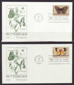 US 1712-1715 Butterflies 1977 Artmaster S/4 U/A FDC