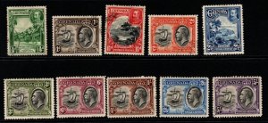 GRENADA SG135/44 1934-6 DEFINITIVE SET FINE USED