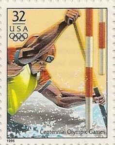 US 3068b Atlanta Olympic Games Men's Canoeing 32c single MNH 1996