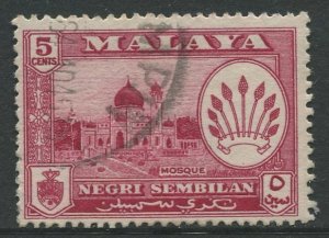 STAMP STATION PERTH Negri Sembilan #67 Arms Definitive Used 1957-63