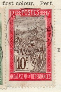 Madagascar 1908 Early Issue Fine Used 10c. NW-116070