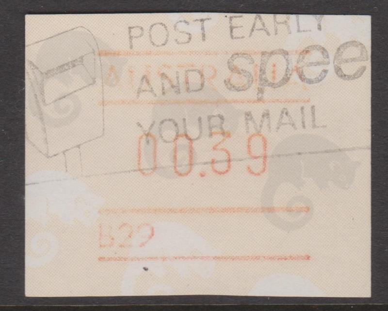 Australia 39c Vending Machine Stamp Used