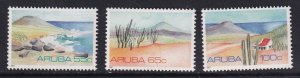 Aruba  #64-66  MNH 1991  Landscapes