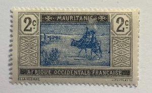 Mauritania 1913 Scott 19 MH - 2c, Crossing Desert