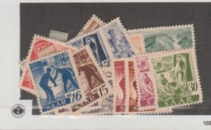 Saar Scott #155-171 Stamp - Mint Set - XYZ