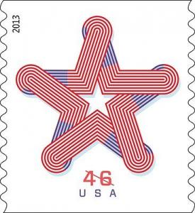 US 4749 Patriotic Star 46c MNH 2013