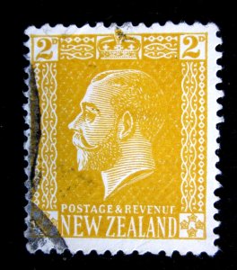 NEW ZEALAND - SCOTT# 147 - USED - CAT VAL $35.00