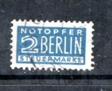 GERMANY RA 2 Notopfer Tax stamp