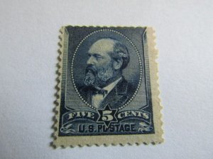 US Stamps, Sc. #216, F-VF unused 1888 ( mint no gum )with nice color CV $ 75.00+