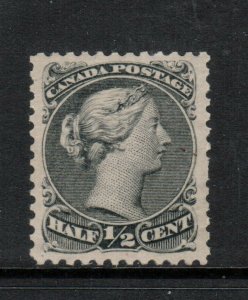 Canada #21 Extra Fine Never Hinged Gem - Natural Paper Inclusion Near Nose