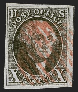US STAMPS # 2 IMPERF USED XF CHOICE & SOUND *** PF CERT *** $950++ LOT #97000