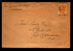 Canada Circa 1925 Montreal R-12 Duplex Cancel Admiral Cover - L30581