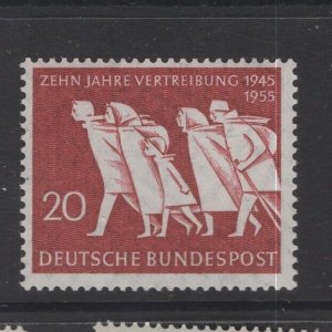 Germany #733  (1955 German Expatriation issue) VFMNH CV $3.00