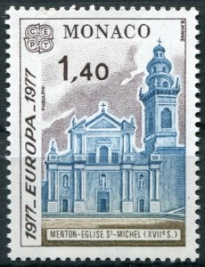 Monaco Sc#1068 MNH, 1.40f multi, Europa (C.E.P.T.) 1977 - Landscapes (1977)