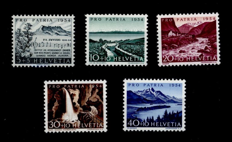 Switzerland #B232-B236  Single (Complete Set)